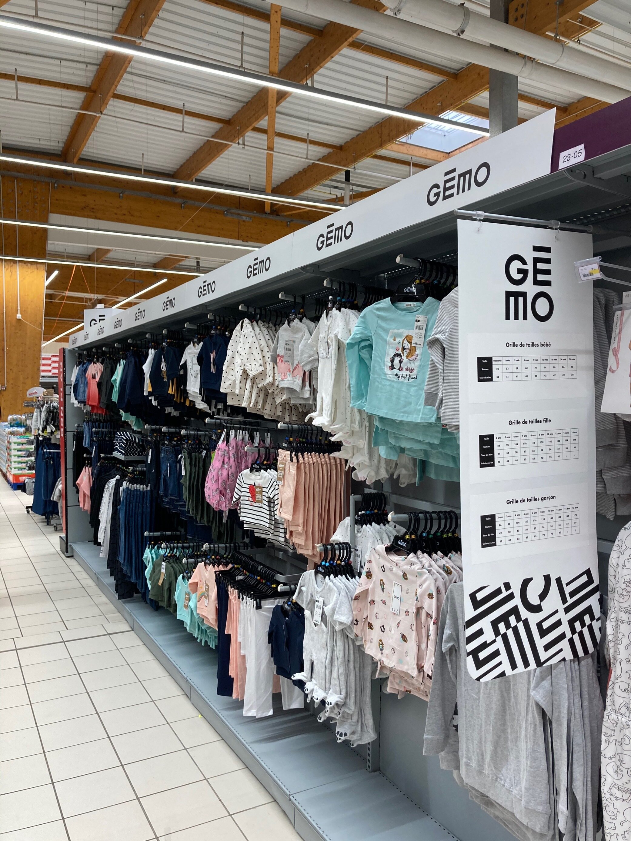 Gémo sera clairement identifié dans les rayons des Intermarché. - © D.R.