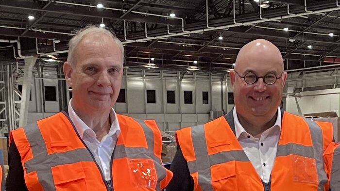 Daniel Dendievel et Benoit Bocquet ex et nouveau directeur supply chain France. - © D.R.
