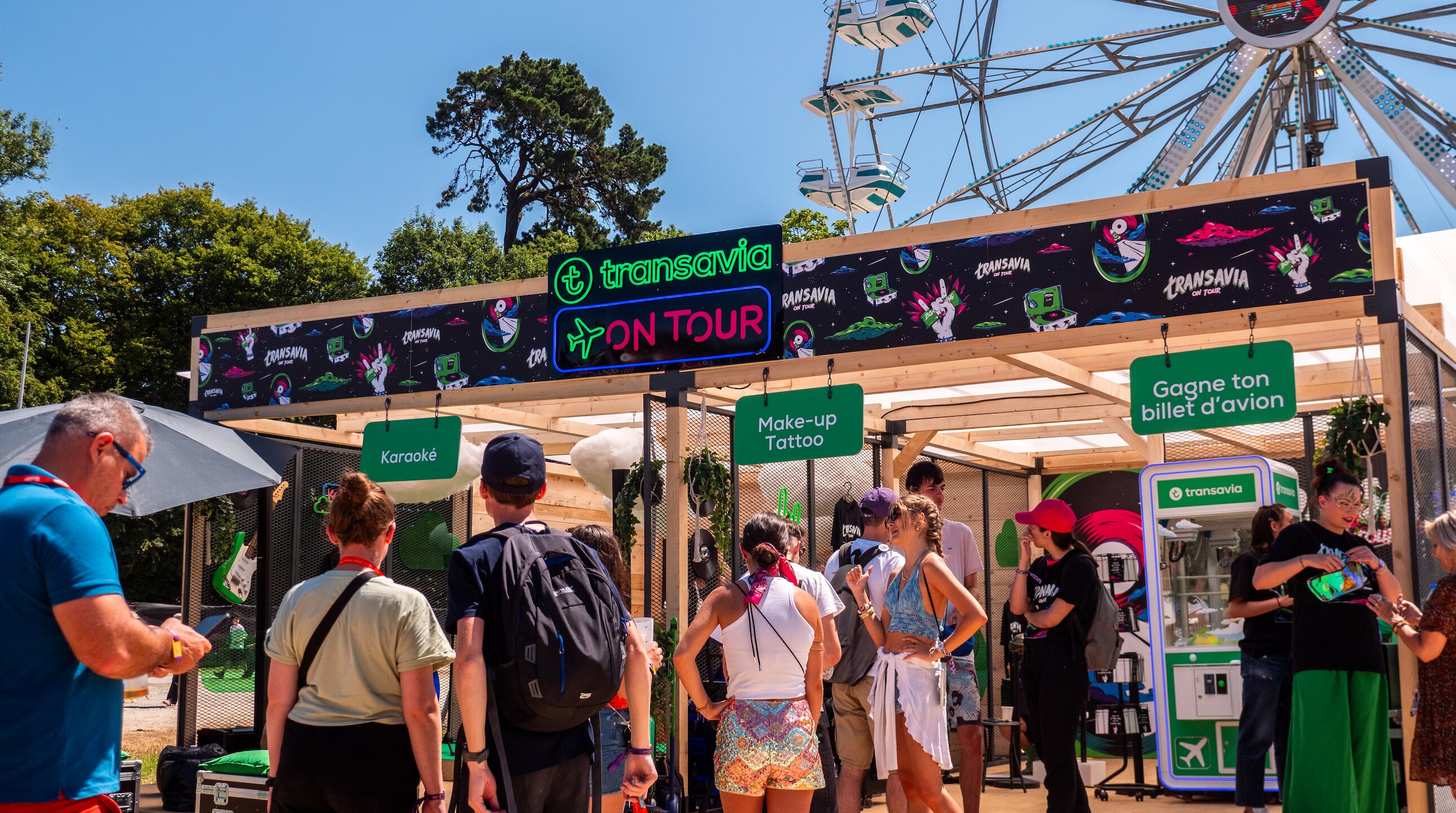 Stand Transavia à Rock en Seine - © D.R.