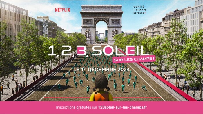 Opération événementielle XXL pour Netflix - © Ubi Bene