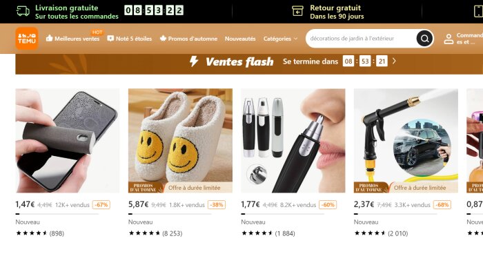 En France, les plus gros transferts de clients sont avec Kiabi, Shein et Aliexpress. - © D.R.