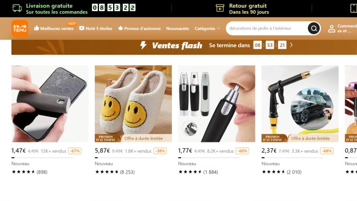En France, les plus gros transferts de clients sont avec Kiabi, Shein et Aliexpress.  - © D.R.