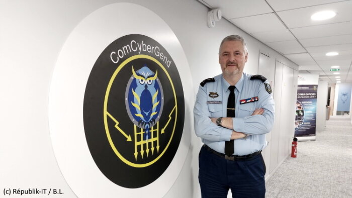 Le général de division Marc Boget est commandant de la Gendarmerie dans le Cyberespace. - © Républik IT / B.L.