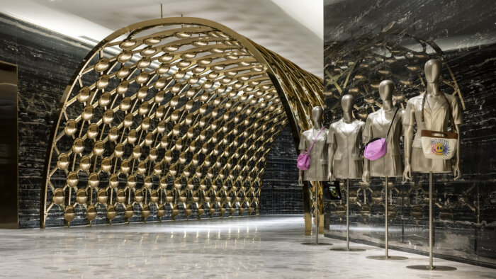 L’agencement a été pensé comme des galeries d’art. - © Printemps