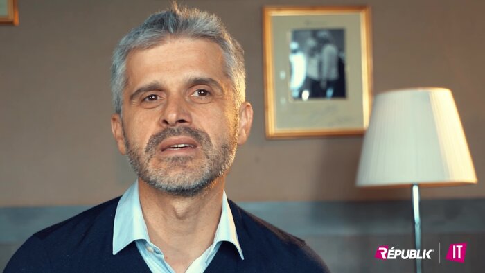 Damien Rigaud a répondu à quelques questions en vidéo à l’occasion du Disruptiv’Summit 2022. - © Républik IT