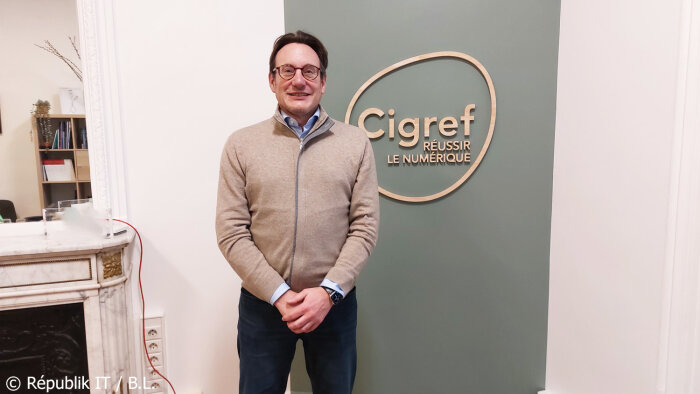 Emmanuel Sardet est président du Cigref et DCIO/CTO Groupe du Crédit Agricole. - © Républik IT / B.L.