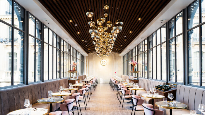 Le restaurant Dalloyau Saint-Lazare situé Passerelle Eugénie - © Dalloyau
