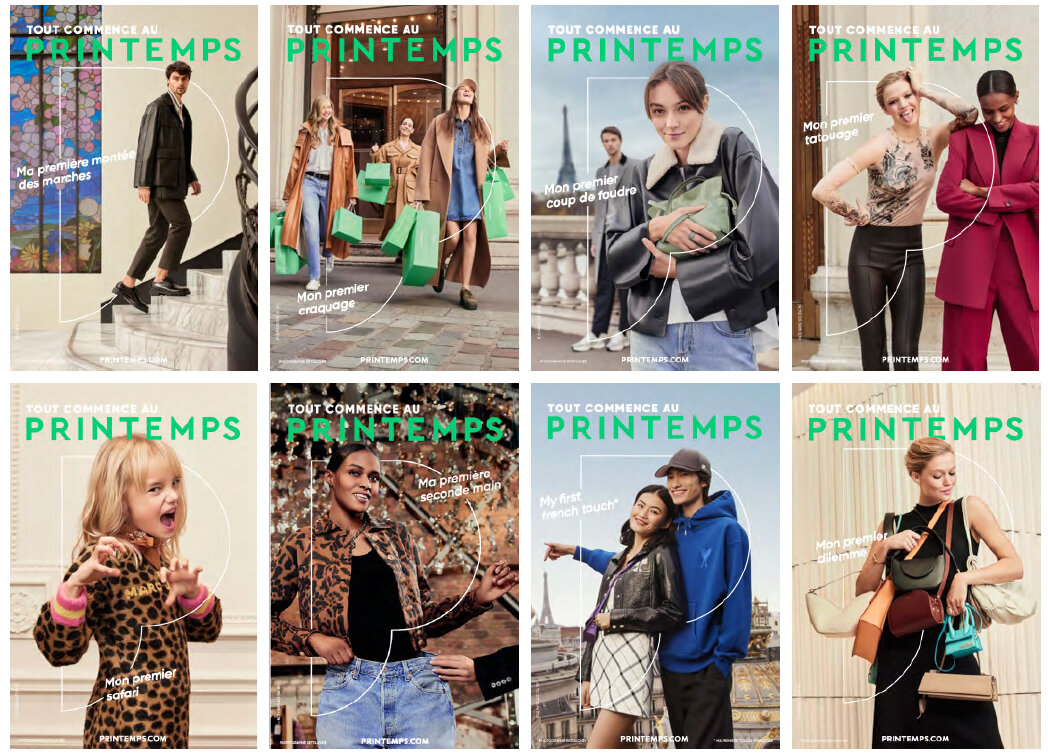 Le Printemps commence une campagne de communication pour dévoiler sa nouvelle identité. - © Le Printemps
