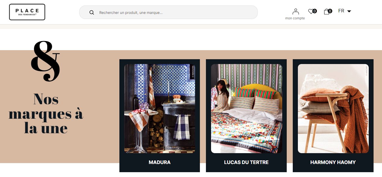 Place des Tendances étend son offre à la maison et l’enfant via sa marketplace. - © D.R.