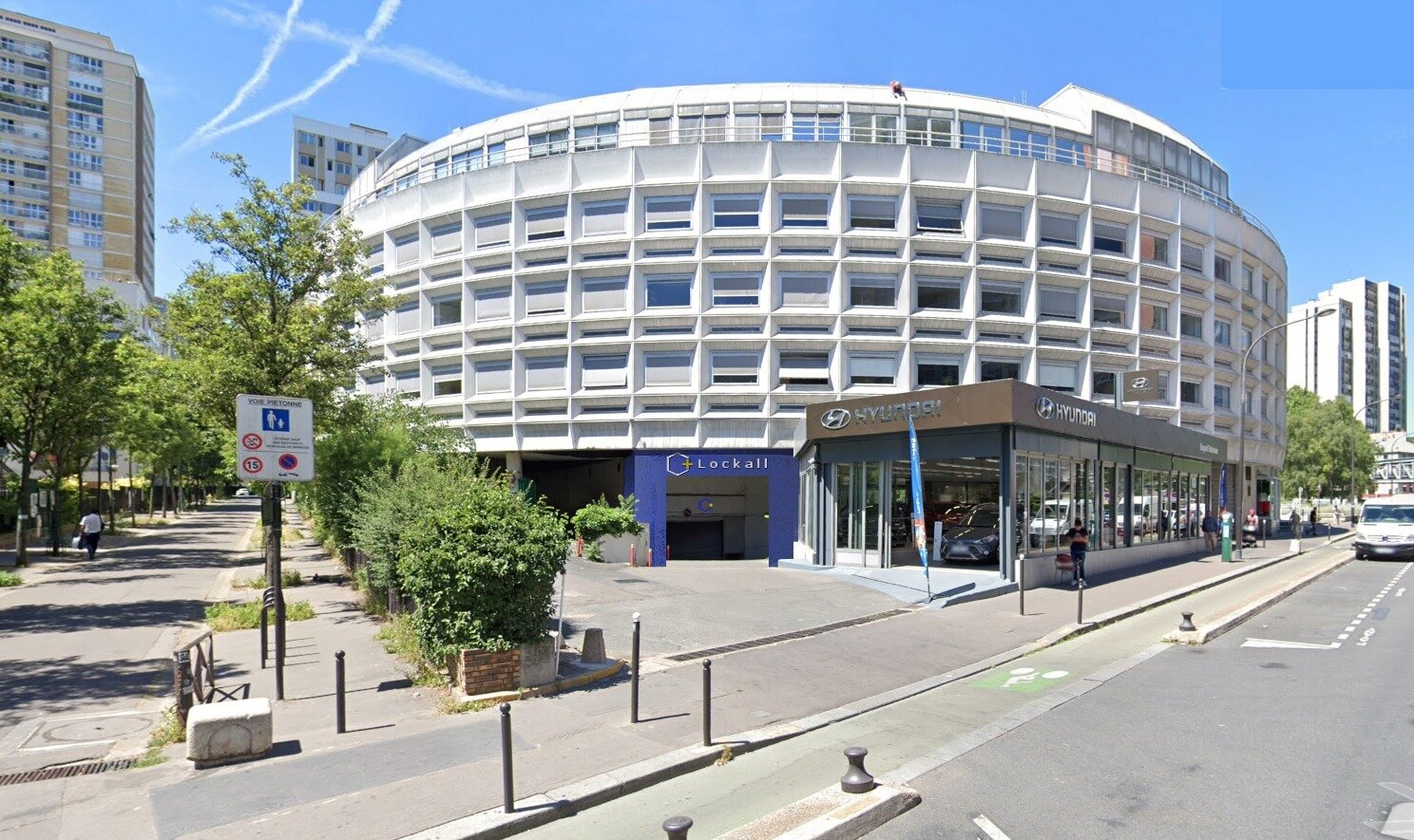 L’ancien parking réhabilité par Lockall contiendra 1400 espaces de stockage ouverts. - © D.R.