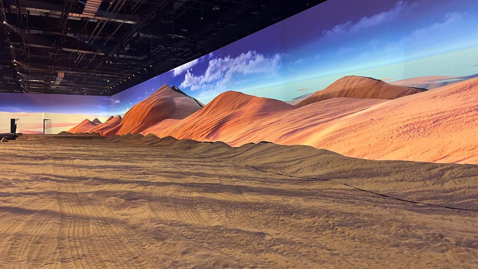 La construction de la dune indoor - © D.R.