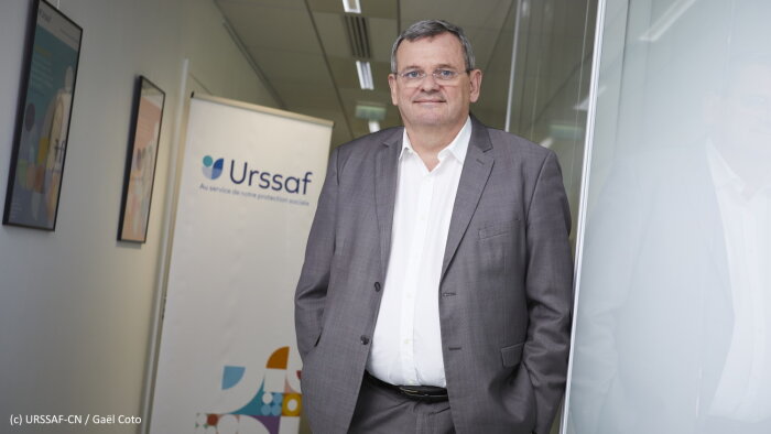 Jean-Baptiste Courouble est le DSI de l’URSSAF Caisse Nationale. - © URSSAF / Gaël Coto