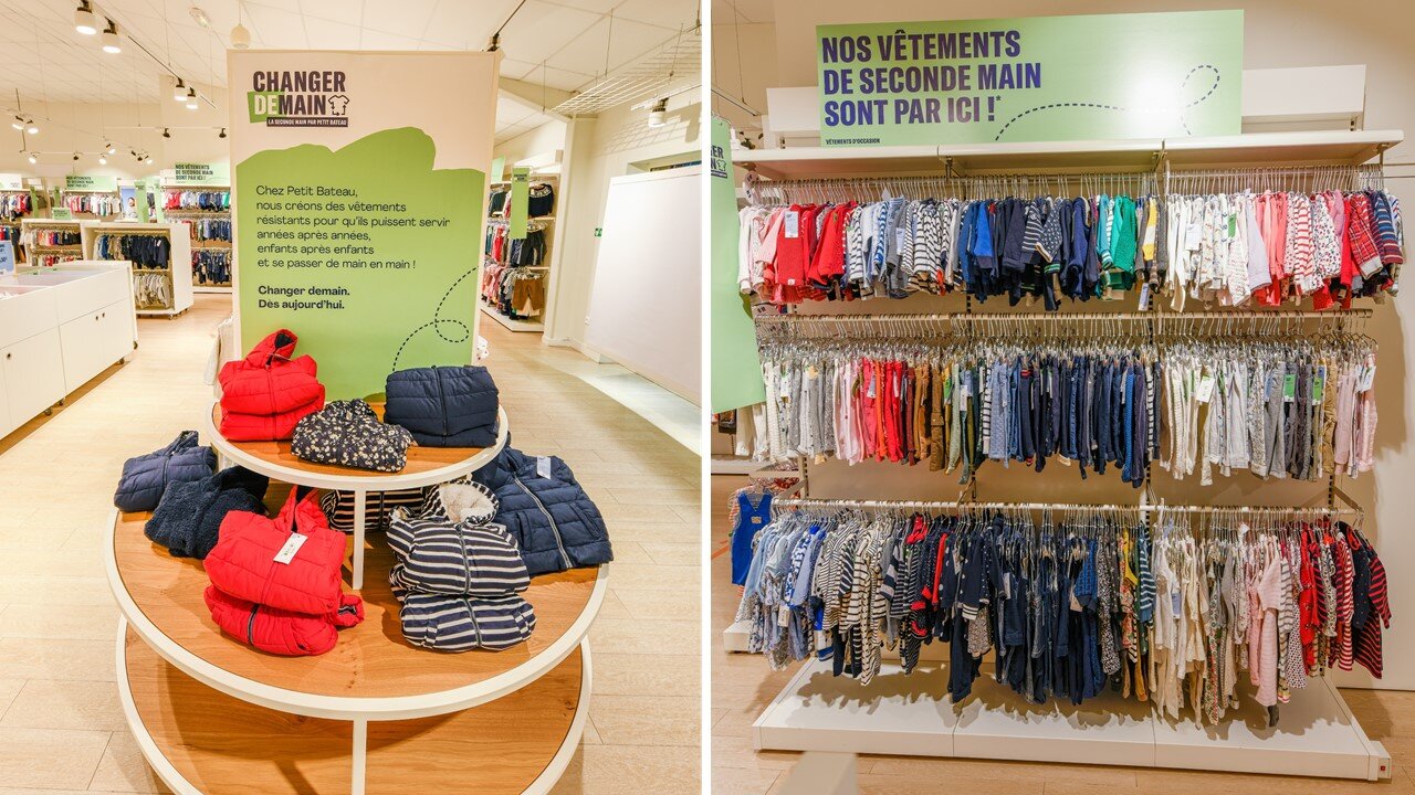 Petit Bateau a crée des cornes seconde main. - © Petit Bateau
