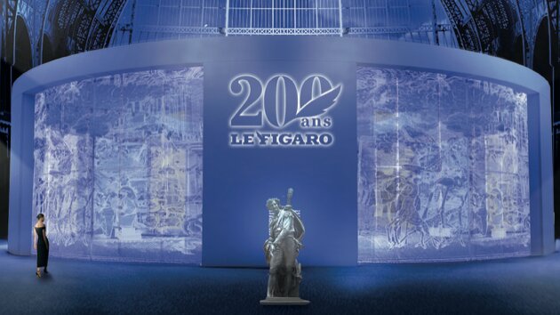 Le Figaro investit le Grand Palais pour célébrer ses 200 ans