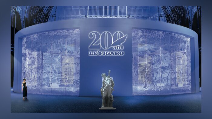 Le Figaro investit le Grand Palais pour célébrer ses 200 ans