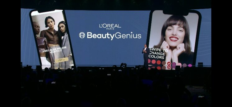 L’Oréal est venu présenter son agent IA dédié à la beauté. - © D.R.