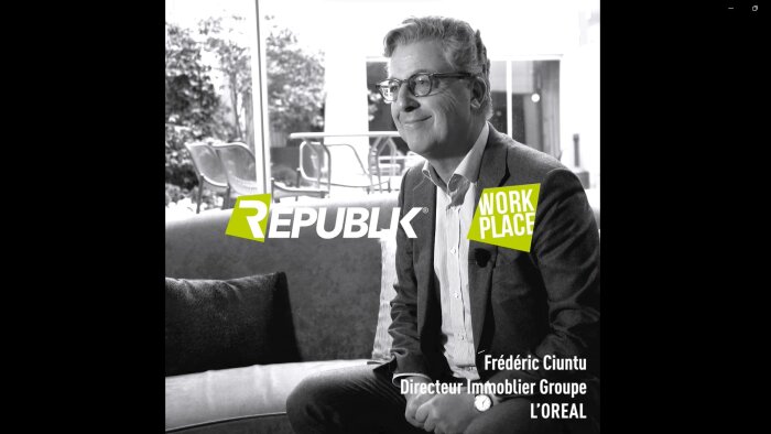 Frédéric Ciuntu, directeur immobilier de L’Oréal. - © Républik Workplace