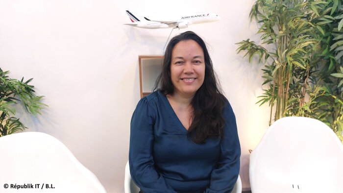 Julie Pozzi est head of operations research, data science et data strategy d’Air France-KLM - © Républik IT / B.L.