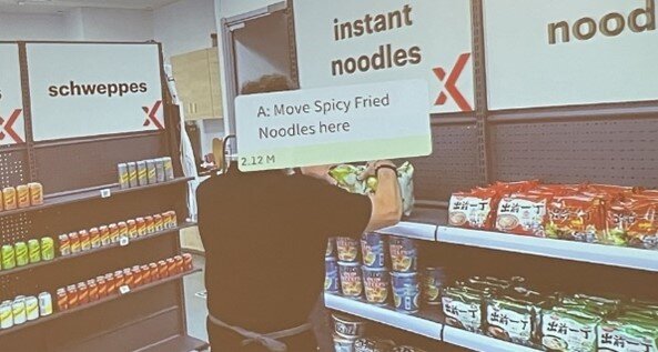 Le face computer pour tester virtuellement les différents plans de merchandising. - © D.R.