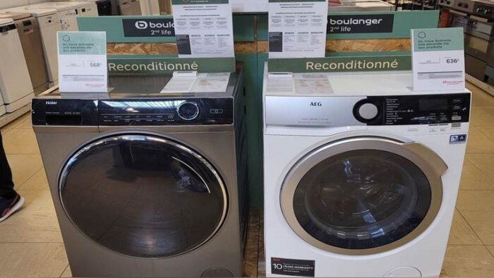 Boulanger rachète les appareils de lavage des particuliers dans 16 magasins. - © D.R.