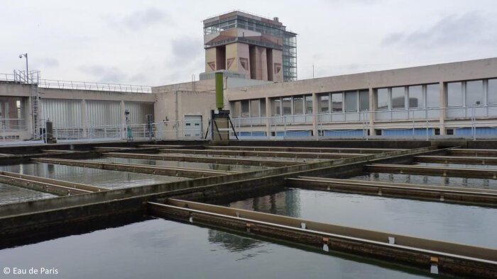 L’usine de décantation et filtration de l’eau, à Orly, est en amont de la distribution. - © Eau de Paris