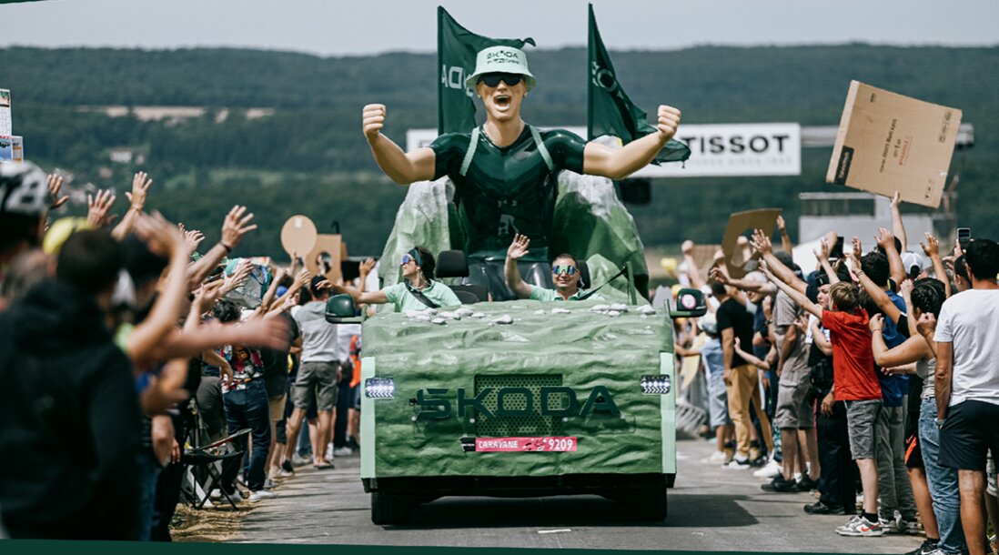 Skoda est partenaire du Maillot Vert du meilleur sprinter - © D.R.