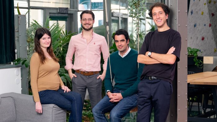 Laetitia Carle, Matthieu Vegreuville, Alexis Normand et Arnaud Delubac. - © D.R.
