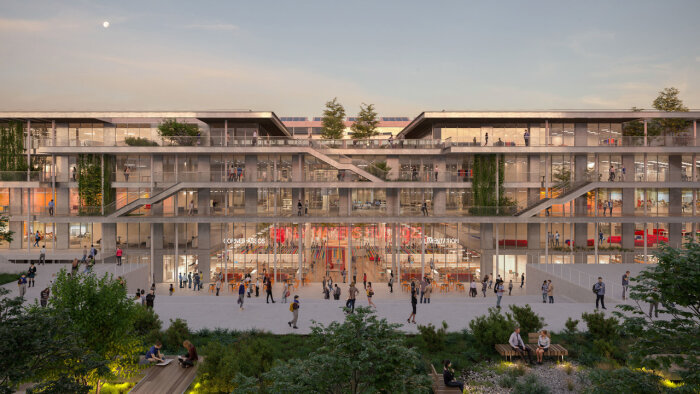 Le futur campus de l’EM Lyon, conçu par PCA-Stream - © PCA-Stream