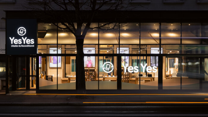 YesYes a ouvert une première boutique-atelier, gage de réassurance pour la vente. - © YesYes