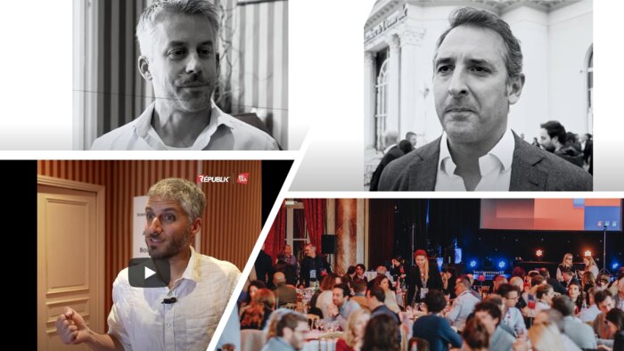 Laurent Bassi de Basilic & co, Erwan de Guichen d’Amorino et Michael Cohen de Bagel Corner. - © D.R.