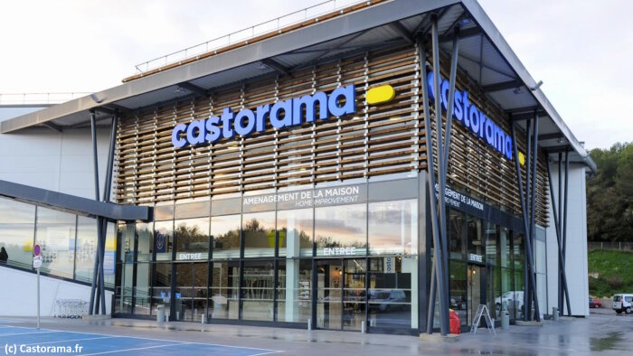 En France, Kingfisher possède les enseignes Castorama et Brico Dépôt. - © Castorama.fr