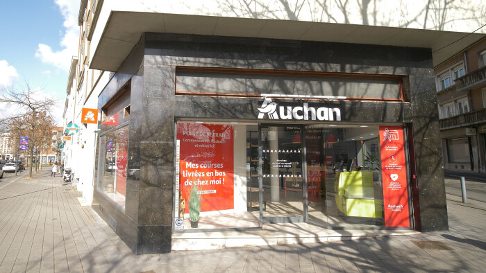 En France, 8 % des ménages ont testé le drive piéton selon Kantar. - © Auchan