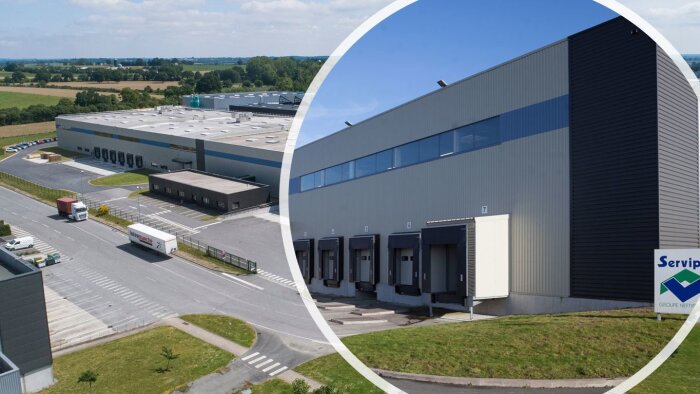 Serviphar dispose d’un entrepôt de 18 000 m² à Torcé (35). - © D.R.