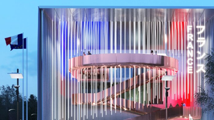 Le pavillon France à la future Exposition Universelle  - © Coldefy, Carlo Ratti Associatti et RIMOND Japan KK