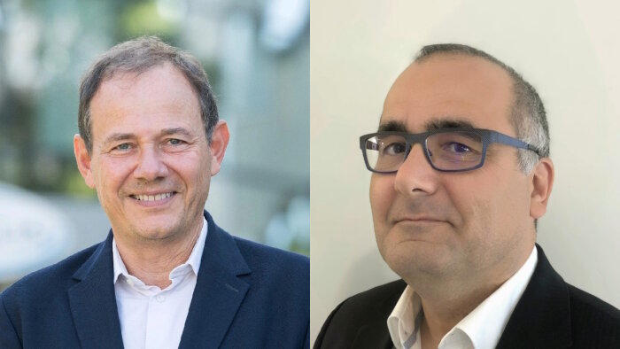 De gauche à droite : Laurent Singer et Pascal Zembra, ancien et nouveau Global CIO de Lactalis. - © D.R.