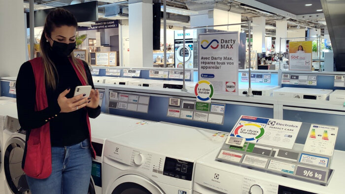 Le service Darty Max est bien valorisé en magasin. - © Républik Retail