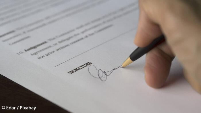 L’usage de la signature électronique progresse. - © Edar / Pixabay