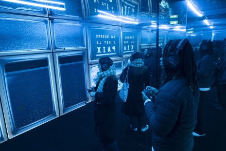 Opération événementielle insolite pour promouvoir la sortie de 1984 sur Audible - © Olivier Vigerie - Universal