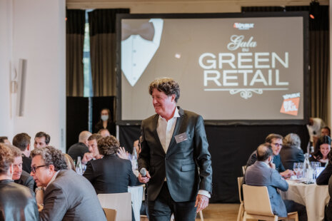 Marc Dumas anime le Gala Green Retail - © Républik Retail / Manuel Abella