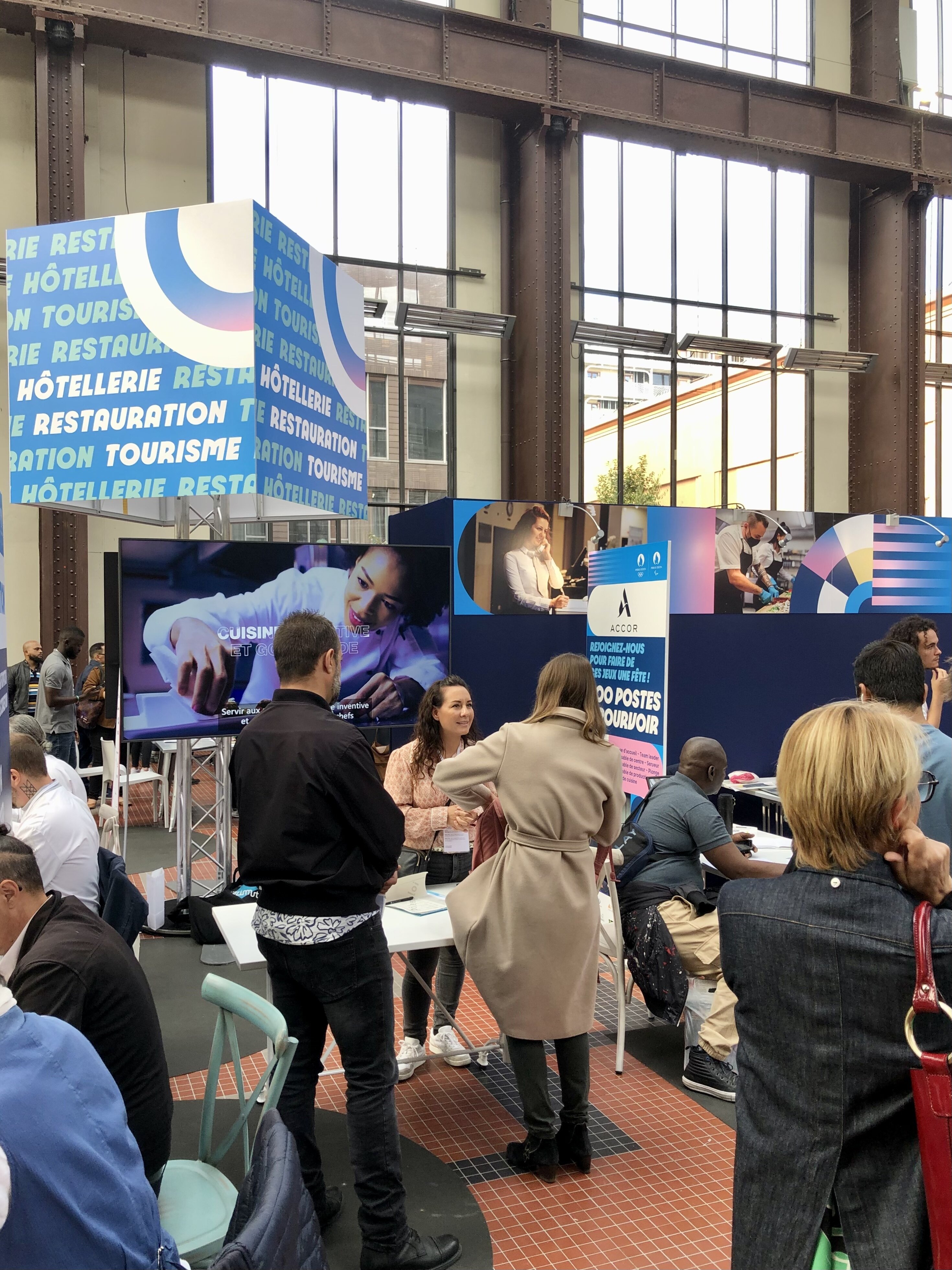 Accor a recueilli +750 candidatures lors de l’événement « Les Jeux Recrutent ! » organisé par Paris 2024 (26/09/2023) - © Paris 2024