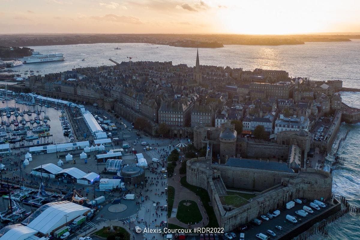 Le village de la Route du Rhum - Destination Guadeloupe au cœur de la ville de Saint-Malo - © Alexis Courcoux