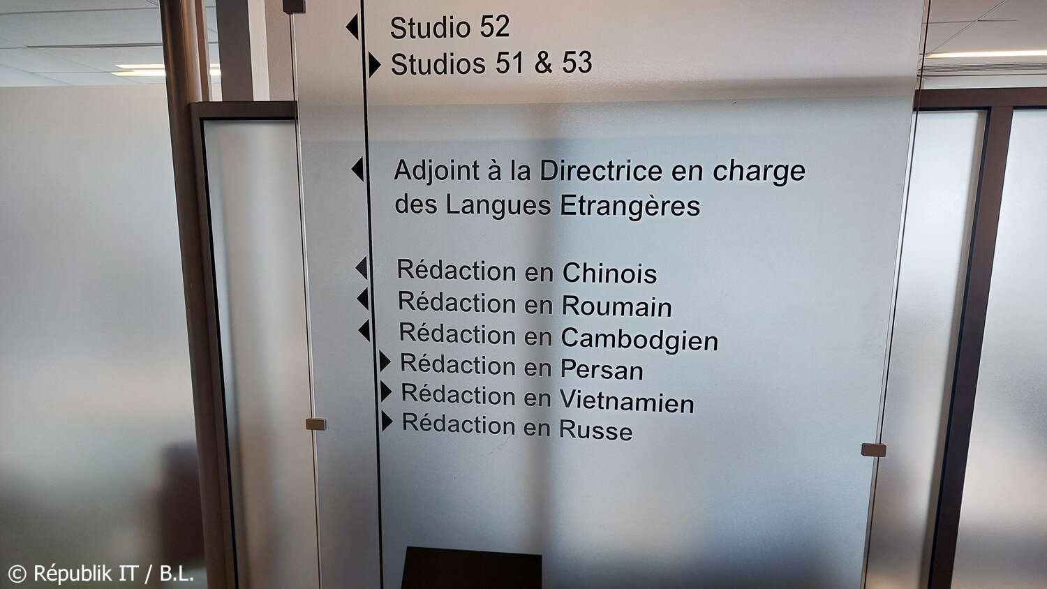 France Médias Monde diffuse des programmes dans de multiples langues. - © Républik IT / B.L.