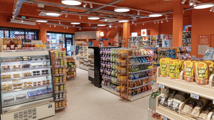 Une offre et une implantation façon hall gourmande pensées par moments de consommation. - © D.R.