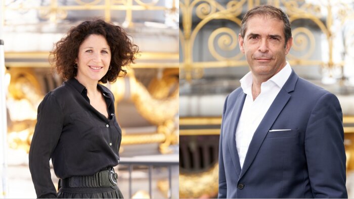 Maud Funaro et et Mathieu Staat, deux dirigeants clés du Printemps quittent l’enseigne. - © D.R.
