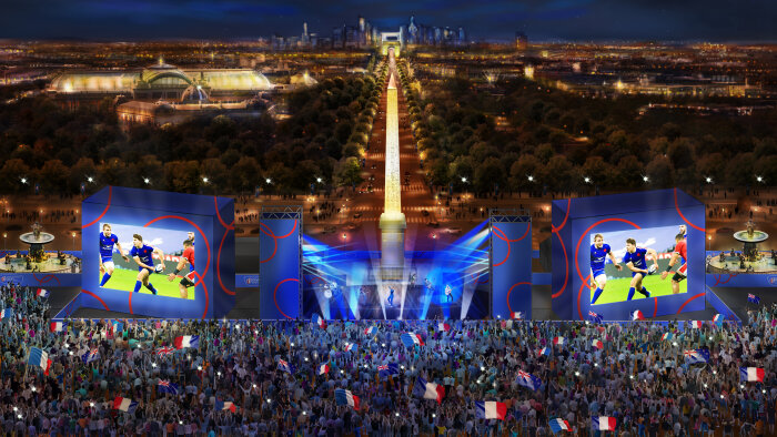 Le Village Rugby accueillera 39 000 personnes lors du match d’ouverture France/Nouvelle Zélande - © Ville de Paris