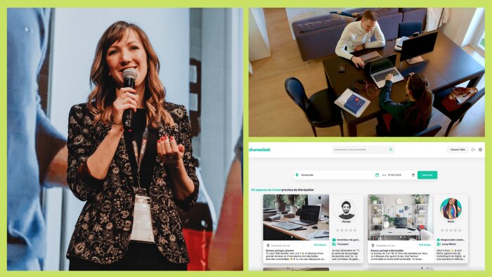 Shareadesk met en relation des salariés en télétravail désireux de partager leur domicile. - © D.R.