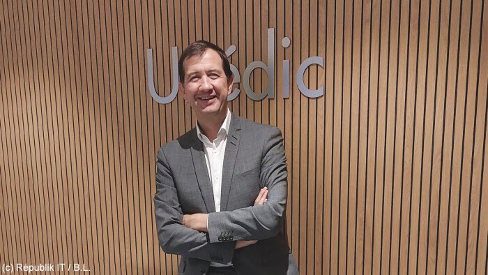 Vincent Roberti est directeur des services numériques et de la stratégie de la donnée de l’Unedic. - © Républik IT / B.L.