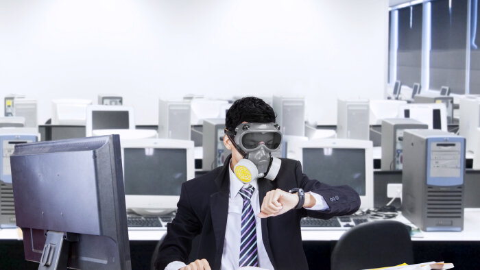 Encore plus en période de pandémie, la qualité de l’air dans les bureaux devient une préoccupation. - © Getty Images/iStockphoto CreativaImages