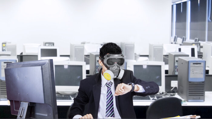 Encore plus en période de pandémie, la qualité de l’air dans les bureaux devient une préoccupation. - © Getty Images/iStockphoto CreativaImages