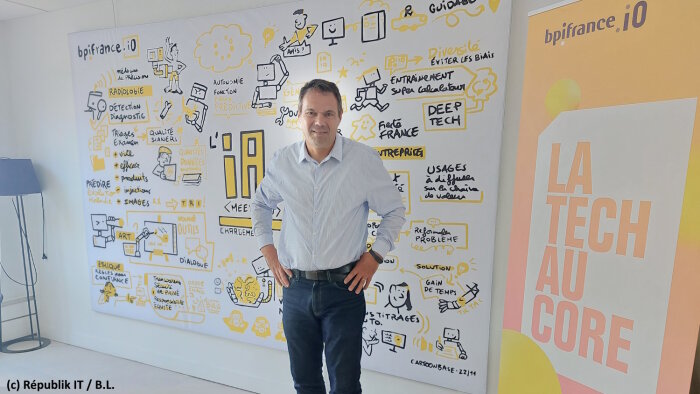 Lionel Chaîne est DSI de Bpifrance. - © Républik IT / B.L.